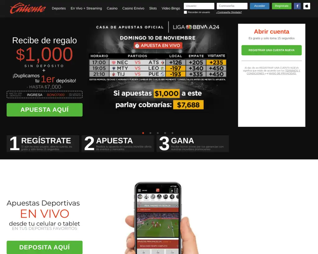 Casinos online dinero real